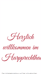Mobile Screenshot of harpprechthaus.de