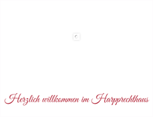 Tablet Screenshot of harpprechthaus.de